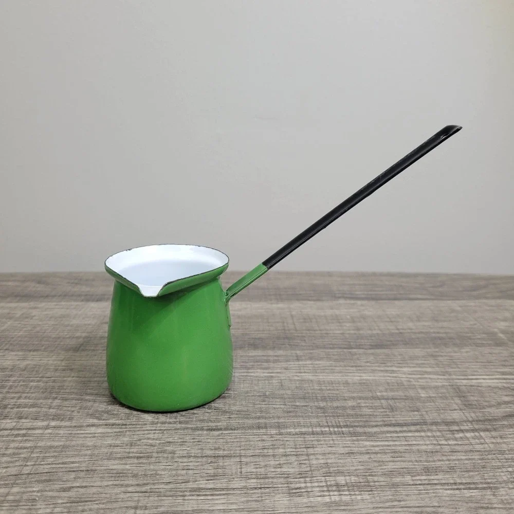 Green Enamel Ladel Dipper Unbranded Serving Utensil Half‎ Cup Capacity